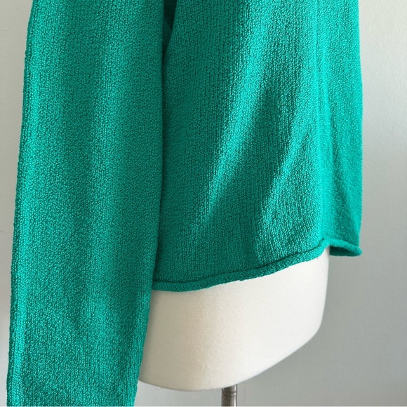 The Elder Statesman Ribbed Knit 100% Cotton Sweater L - Picture 10 of 12